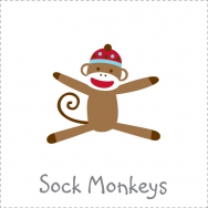 sock monkey theme
